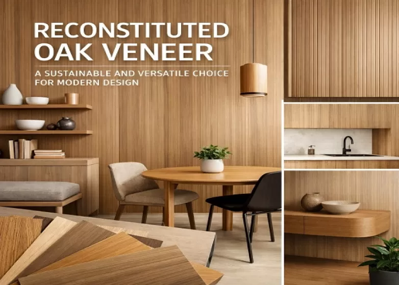 Rekonstituert eikefinér: Et bærekraftig og allsidig valg for moderne design